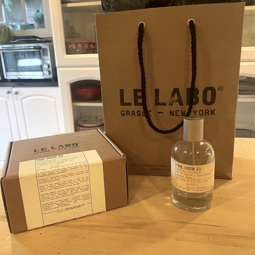 Le Labo The Noir 29- Bag, Box & 100ml Bottle (empty)